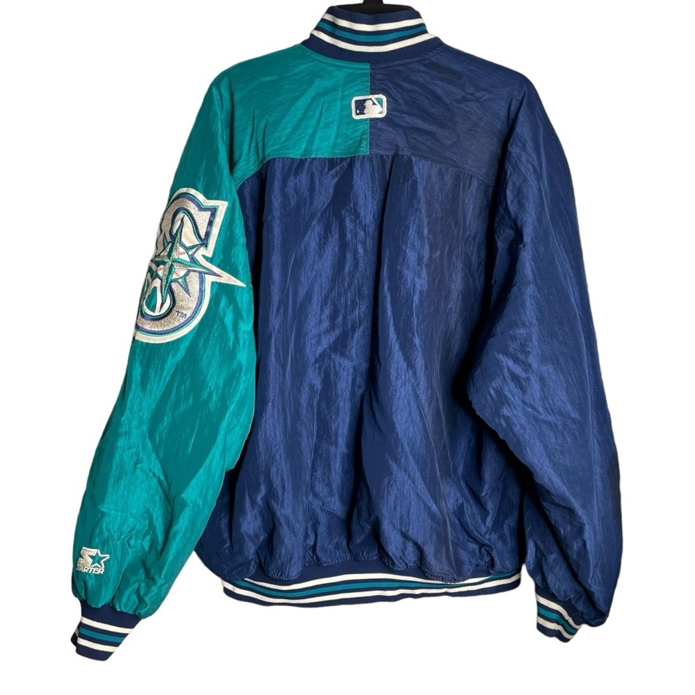 Vintage starter jacket Seattle Mariners baseball coat diamond collection mens xl - Picture 2 of 5